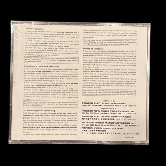 Lot of 10 Pioneer CD -V74S Recordable CDs 74 Min Audiophile - Picture 4 of 5